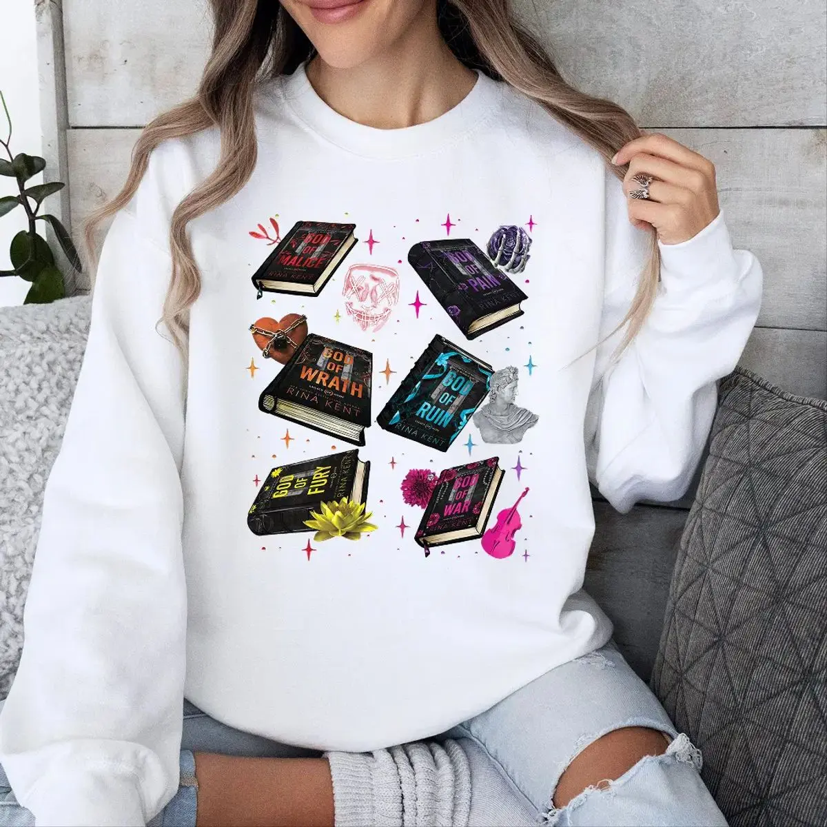 Legacy Of Gods Sweatshirt, Legacy Of Gods Heathens Hoodie, Dark Romance Tee, Bookish T Shirt, Unisex Sweater Pullover Tee
