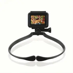 Waterproof Sports Camera Phone Mount with Neck Strap, Adjustable Multi-Angle, Ideal for Vlogging, Fishing, Cycling