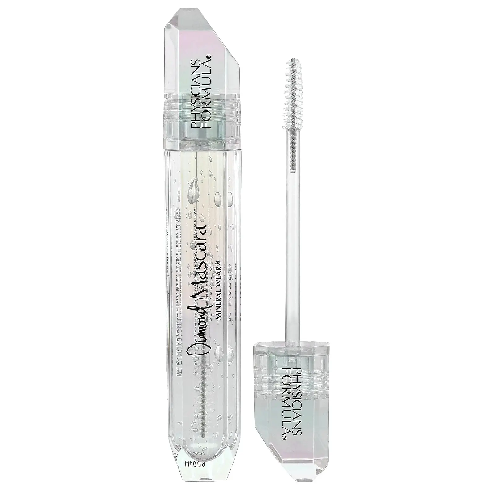 Physicians Formula Mineral Wear, Diamond Mascara, 5-In-1 Clear Mascara, 1711954 Clear Diamond, 0.32 fl oz (9.5 ml)