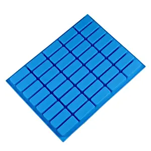 40 Cavity Rectangular Silicone Mold, Chocolate Truffles Mold, Jelly Mold, Ice Cube Mold, Baking Mold for Home Kitchen