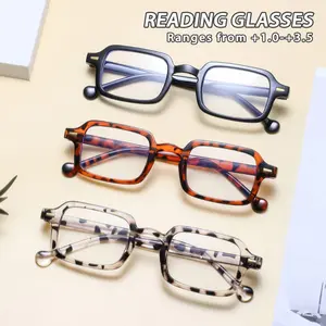 Women's Plastic Square Rivet Floral Sunglasses, Vintage Classical Casual American Style, Fashion Old Eyewear Accessories
