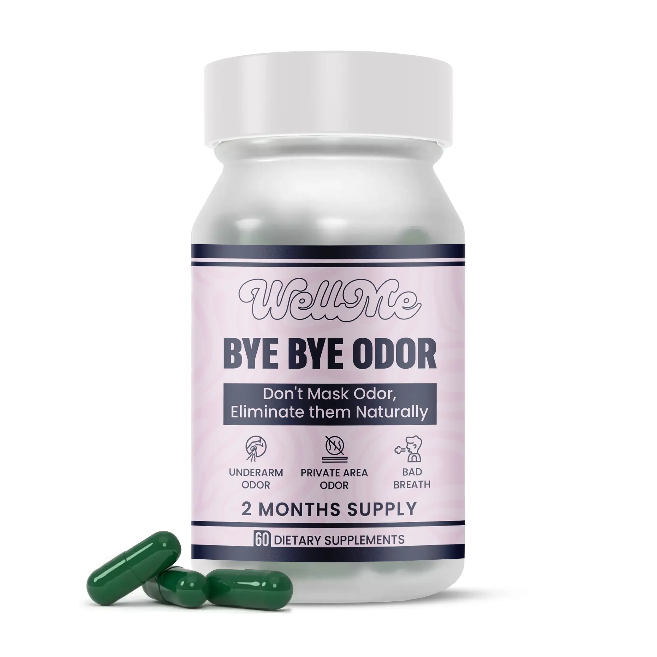 Bye Bye Odor - Body Deodorizing Supplement