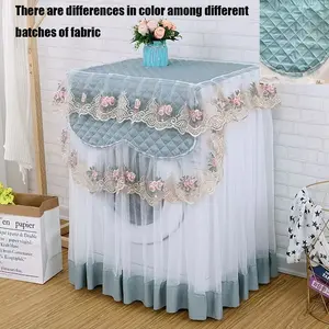 Seasonal Universal Drum Automatic Washing Machine Cover, Simple Modern Fabric Dustproof Sunscreen, Home Decor Gift Party Protection, Household Dust Cover