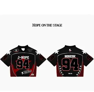 Vintage Style HOPE #94 Croptop Jersey Shirt 94 Number Graphic – Unisex Oversized Streetwear Tee