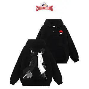 ZagonStore - Itachi Sasuke Uchiha - Naruto #84 - Hoodie T-Shirt, Retro Vintage Unisex Graphic 90s Cotton, Gift For Wibu, Anime Manga Y2K Streetwear