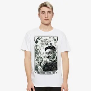 Nikola Tesla Graphic T-Shirt, Men's Women's All Sizes (TSL-229023)