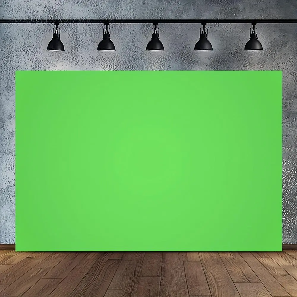 1PC Reusable 2D Flat Green Screen Backdrop, Professional Chroma Key Cloth for Cross-Border E-Commerce Live Streaming & Photo Studio Indoor Shooting, Portable 1-Piece Easy-to-Install Home/Festive Party Supply, One-Piece,summerwins