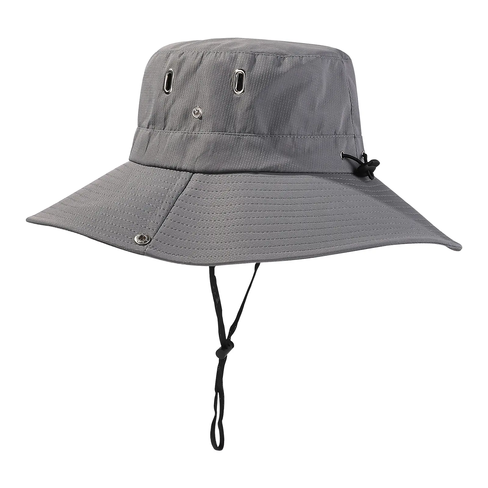 OIDEA Unisex Sun Hat, Wide Brim Polyester Bucket Hat - Waterproof, Breathable & Packable for Fishing & Hiking, Breathable Cap, Outdoor Adjustable Cap, Quickdry Fabric, Waterproof Rain, 22 To 23.6 Inches, Adjustable Length Hats