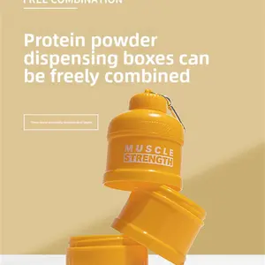 Protein Powder Shaker Cup Summer New Fitness Sports Water Bottle Portable Large Capacity Tritan Milkshake Mixer Cup