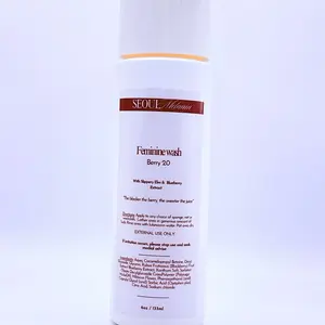 SEOUL Feminine Wash Berry 2.0 - Moisturizing Formula with Slippery Elm Extract & Glycerin for Comfort and Hydration