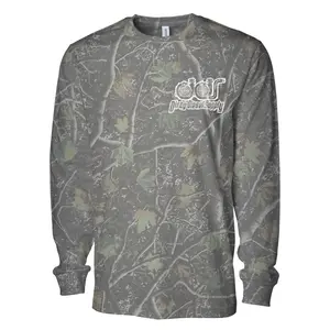 Dirty Diesel Supply Deadwood Camo Turbo Long Sleeve Tee - Distinctive Camo Pattern & Sporty Turbo Theme for Casual Wear