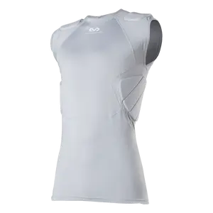 McDavid Rival Integrated Shirt/5-Pad - Football & Lacrosse Compression Top with 5-Pad Protection & 6-Thread Flat-Lock Technology