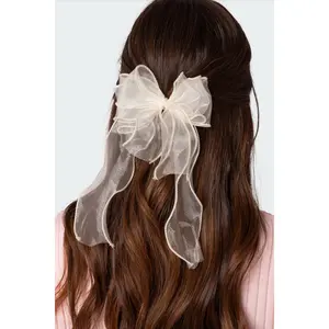 Frilled Bow Hair Clip Frilled Bow Hair Clip
