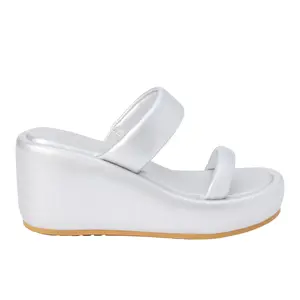 COCONUTS by Matisse Womens Unique Platform  Casual Sandals Casual High Heel 3" & Up - Silver