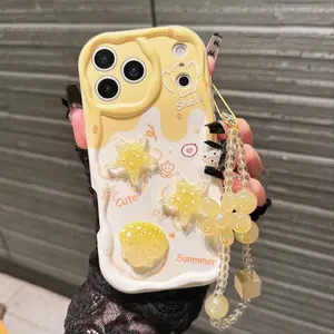 Sweet Sea Star Shell Ocean Life Pattern Phone Case, Anti-Drop Thickened Cover for iPhone 17/11/12/13/14/15/16/x/XR/11pro/12pro/13pro/14pro