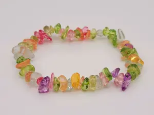 Assorted Gemstone Natural Healing Bracelet Chip Bracelet