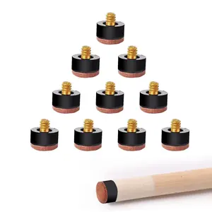 12mm/13mm Billiard Pool Cue Stick Screw-on Hard Tips Replacement Pool Cue Tips