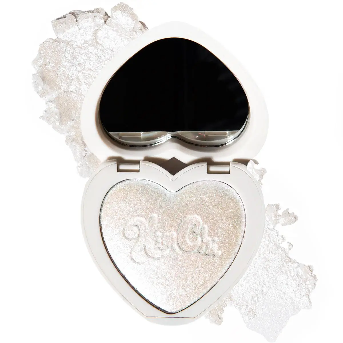 Pearl Gone Wild Pressed Shimmer Highlighter Compact with Mirror