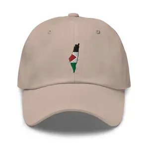 Free Palestine Hat, Palestine Map Outline Embroidered Adjustable Dad Cap