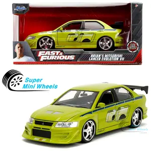 Jada 1:24 Fast & Furious Brian’s 2002 Mitsubishi Lancer Evo VIII (Green) – Diecast Car