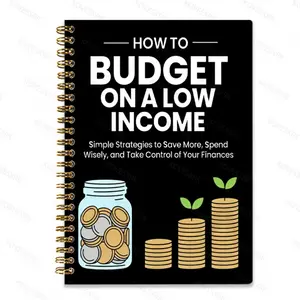 1 Personal Finance Notebook for Low-Income Individuals | A5 Budget Planning Manual | Systematic Accounting | Includes Monthly Budget, Expense Tracking, Financial Goal Setting | Easily Manage Income and Expenses | Portable, Durable, Easy to Flip Pages | Su