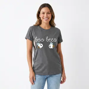 Giftifymama Boo Bees Nursing Top with Hidden Zipper - Postpartum Clothes, Nursing Apparel, Breastfeeding Wear for New Moms, Mother’s Day Gift, Postpartum Outfits