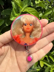 Funny Badge Reel | Cringe Doll WTF | Nurse Badge Reel Funny | ID Badge Holder | Nurse Gift | Nurse Badge Holder | ID Holder | Cute Badge