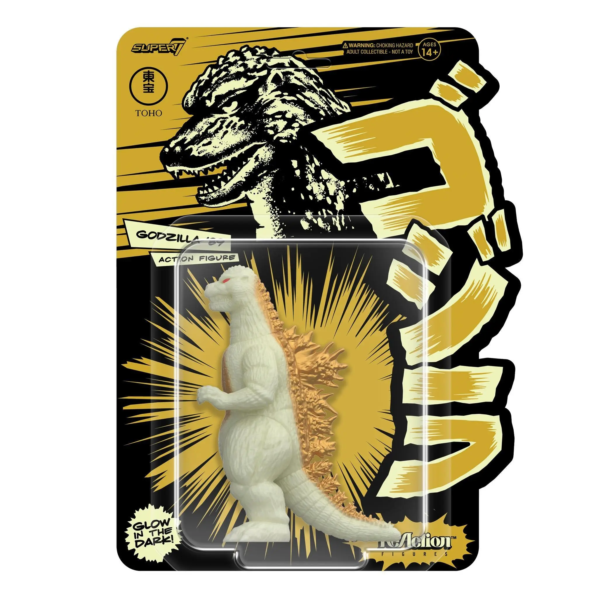 Toho ReAction Figures Wave 12 - Godzilla '89 (Glow)