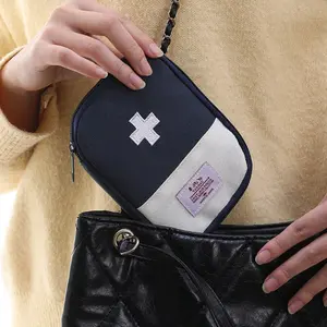 Compact Travel First Aid Pouch Portable Safety Emergency Medical Bag for Outdoor & Business Trip