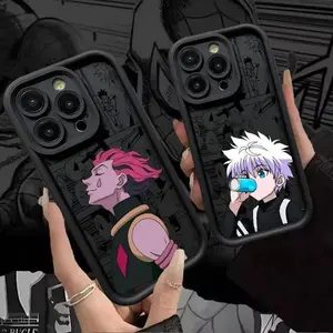 Anime Killua Hunt3r X Hunt3r Silicone Phone Case|Gift For Fans|Gifts for anime lovers for iPhone 17,16,15,14,13,12,11,Pro,Max,Plus Phone Cover