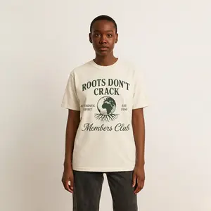 Women's Roots  Mid-Weight T-shirt Front Print