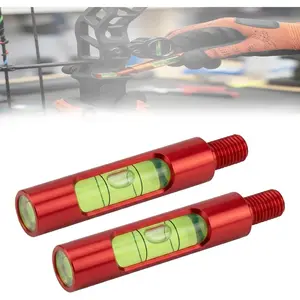SNTXMY Bow Leveling Kit 2-Pack, Durable Aluminum Bow Level with Lightweight Screw-In Design, Precision Alignment Tool for Accurate Setup, Easy Installation and Consistent Performance
