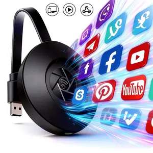 HDMI Display Screen Mirroring Dongle, Wireless 2.4G WiFi Screen Mirroring Receiver for Phone to TV 4K Streaming Stick Media Player Converter Display Adapter, Miracast Screen Mirroring Device