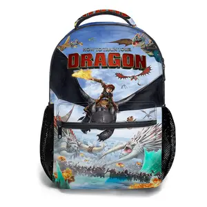 How-to-Train-Your-Dragon-Backpacks for Girls, Cute School Backpack for Girls Boys, Aesthetic Bookbag for Teens, Lightweight Classic Backpack for Travel, Work, Picnic A-47