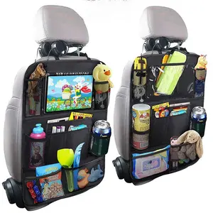 Car seat storage bag, backrest storage bag, storage bag, iPad car hanging bag, rear seat Oxford fabric anti-kick