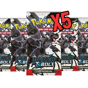 Black Bolt Booster Packs (5 Packs)