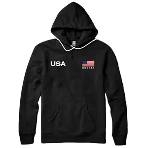 USA Hockey Flag Pullover Hoodie