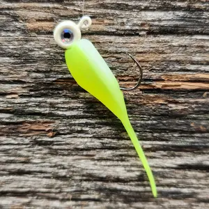 White Pearl/ Chart Stinger Crappie Bait