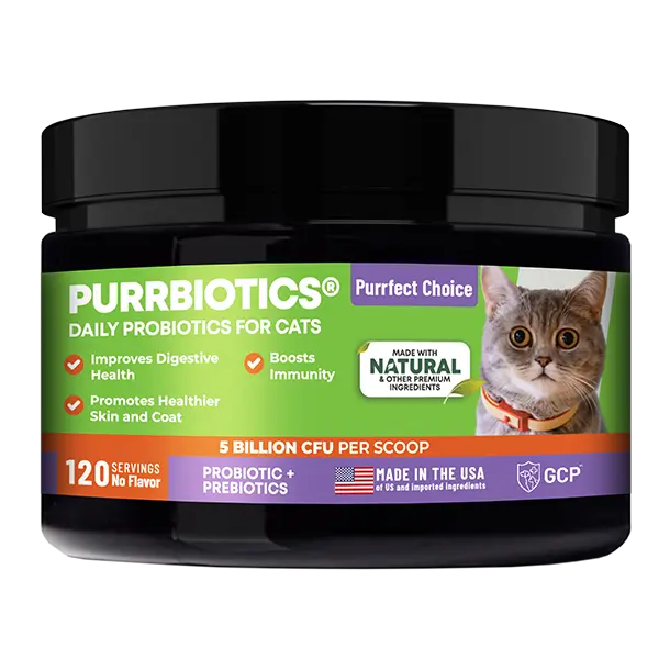 GCP Purrbiotics - Daily Probiotics for Cats - 120 Servings