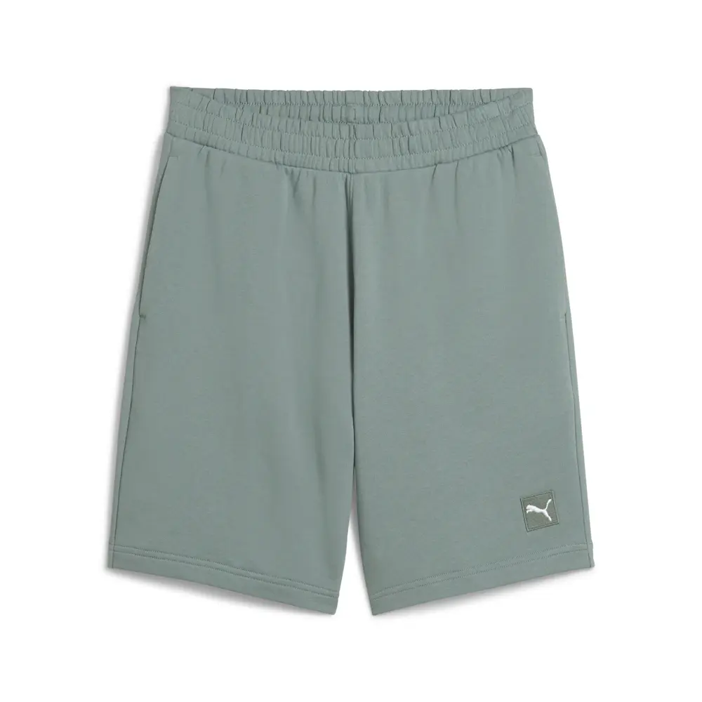 PUMA Mens Essentials Elevated 9 Inch Shorts Casual Bottoms Casual - Green