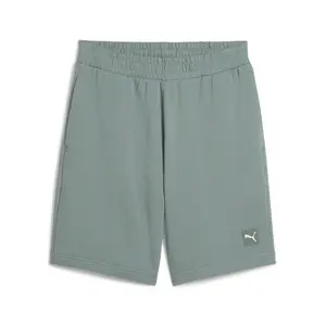 PUMA Mens Essentials Elevated 9 Inch Shorts Casual Bottoms Casual - Green