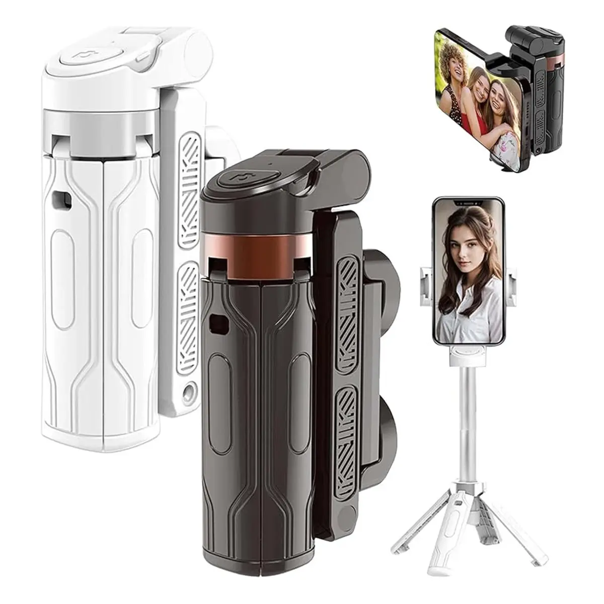 Pocket Flex Mini Selfie Stick, 5.3 Bluetooth Chip Remote Control, Mobile Selfie Stick, Detachable Compact for Photography and Video Recording