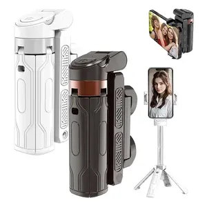 Pocket Flex Mini Selfie Stick, 5.3 Bluetooth Chip Remote Control, Mobile Selfie Stick, Detachable Compact for Photography and Video Recording