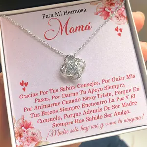 Regalo para mi madre| Regalo de hijo a madre| collar para mi madre| regalo de cumpleanos | Dia de las madres Mama Collar Spanish, Gift for Mom