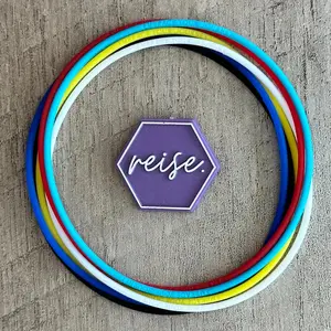 Different, Not Less / Autism Acceptance / Silicone Stacking Bracelets / Awareness Collection / Multi-Colored