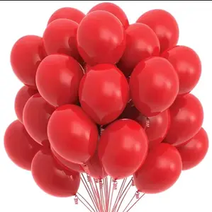 25 12IN RED BALLOONS 25 12IN RED BALLOONS