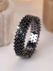 Unique Infinity Band Rings Stackable Design - Synthetic Zirconia Rings for Women & Girls Holiday Party Engagement Ring, Perfect for Wedding Jewelry, Daily Wear Anniversary Gift