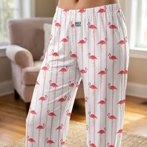 Flamingo Striped Lounge Pants