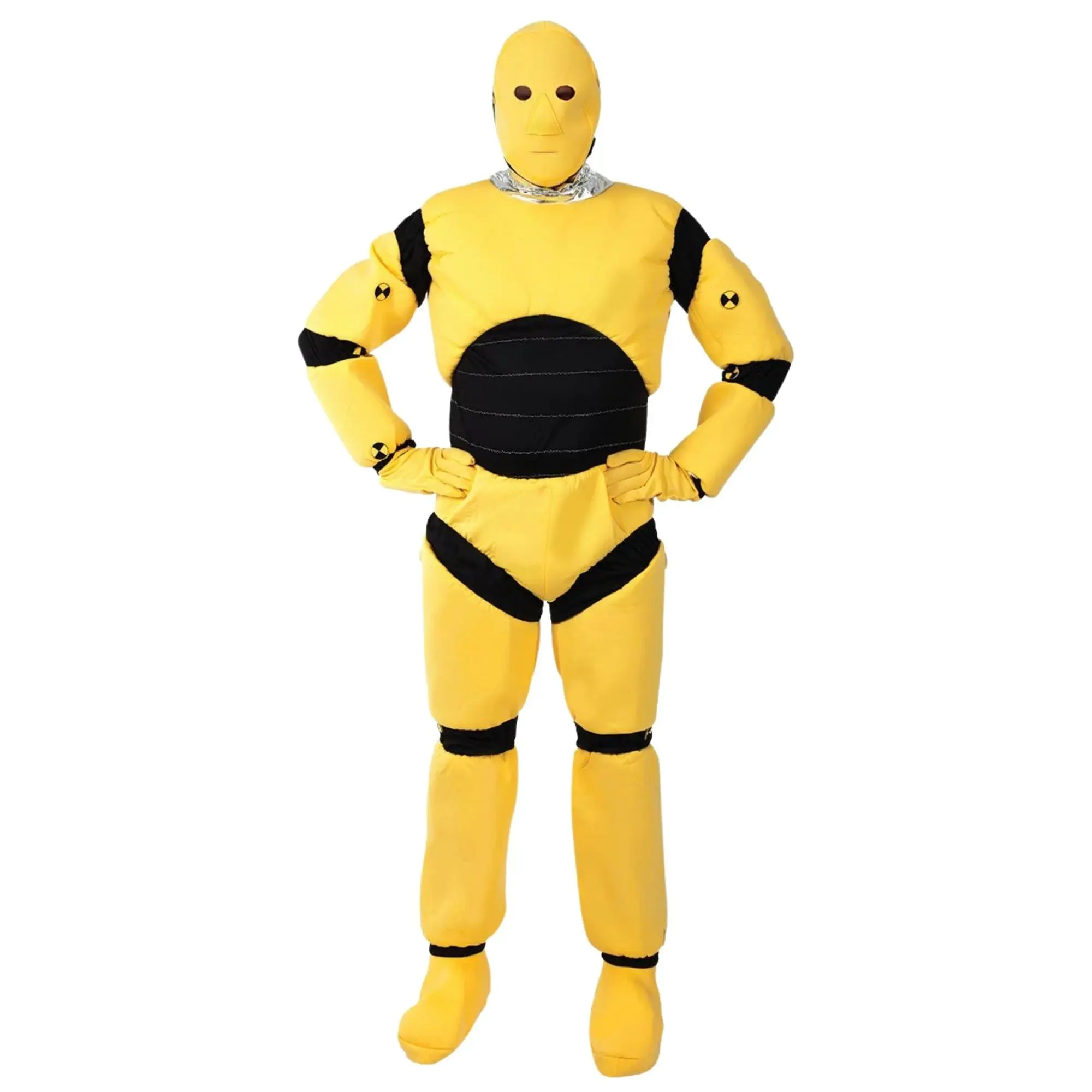 Crash Test Dummy Adult Costume, Clothes, Fancy, Menswear, Full Body, Dummy Look, Character Costume Sets, Costume Party