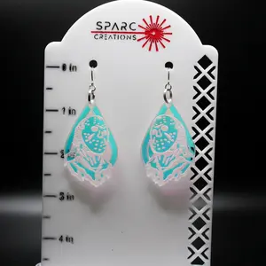 Jason Voorhees Teardrop Iridescent Earrings